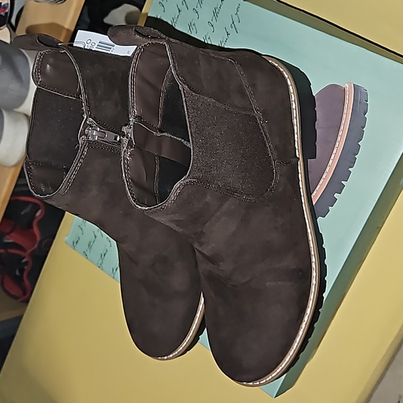 Kenzie Kasha Brown Size 10 Women’s‎ Ankle Booties - Picture 3 of 5